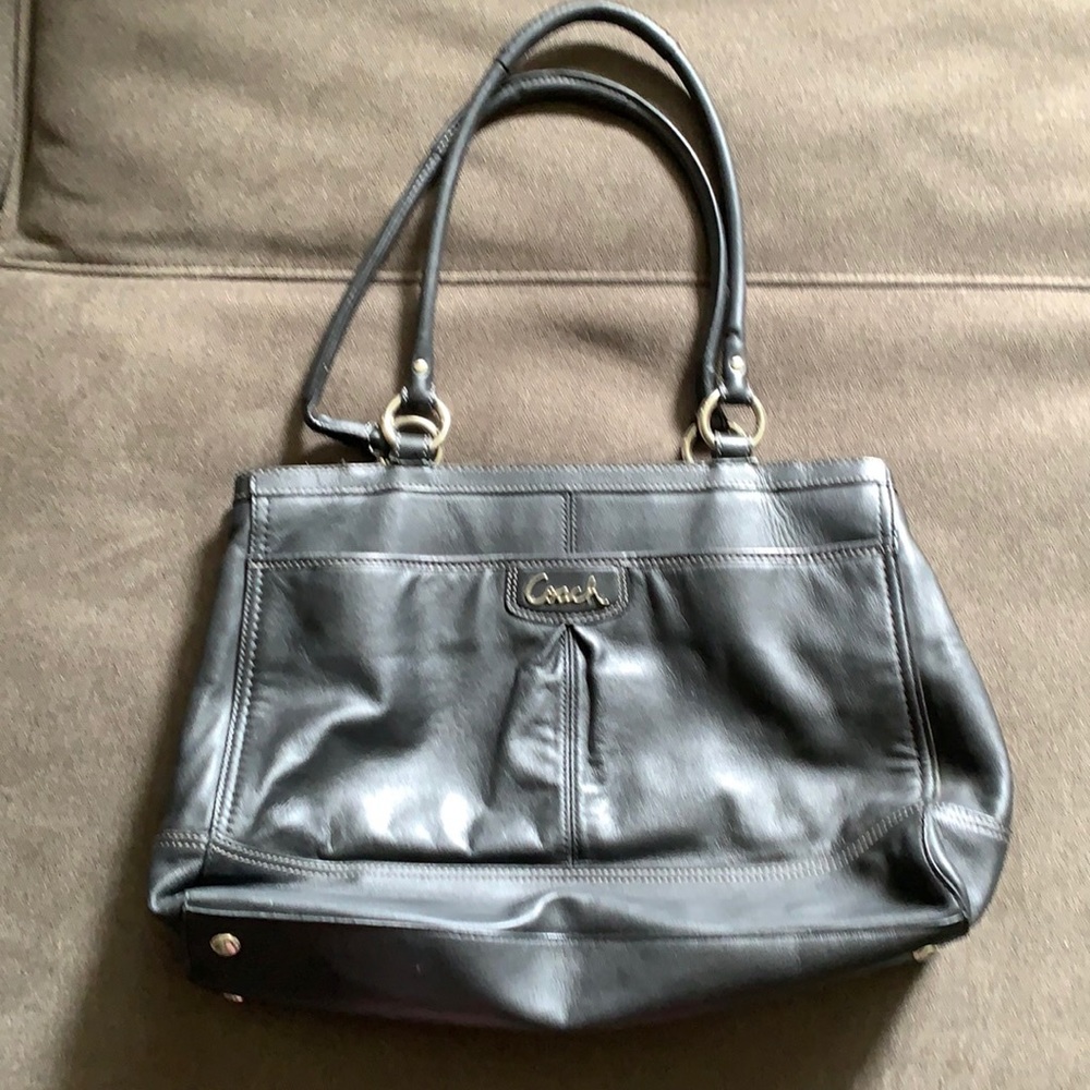 Coach Leather Black Purse